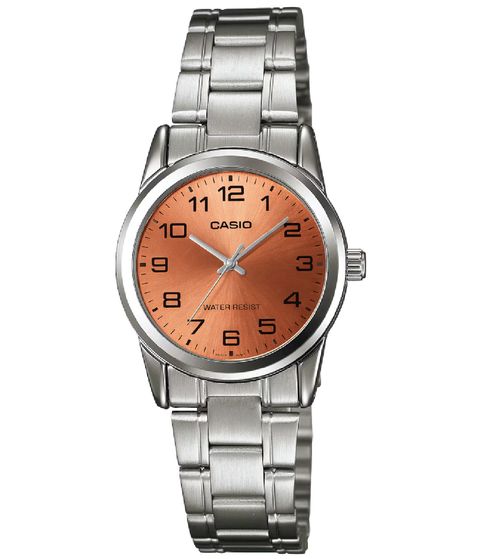 Reloj Casio De Pulso LTP-V001 · Orange Dial