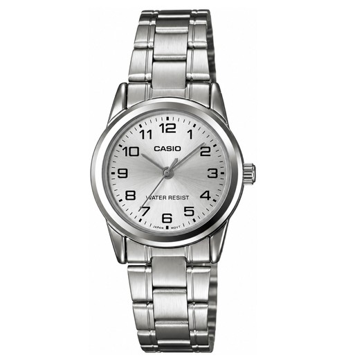 Reloj Casio De Pulso LTP-V001 · Silver Dial