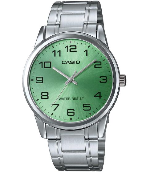 Reloj Casio De Pulso MTP-V001 · Green Dial