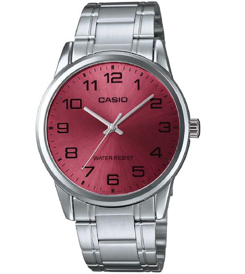 Reloj Casio De Pulso MTP-V001 · Burgundy Dial