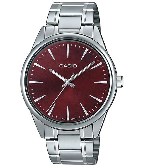 Reloj Casio De Pulso MTP-V005 · Burgundy Dial