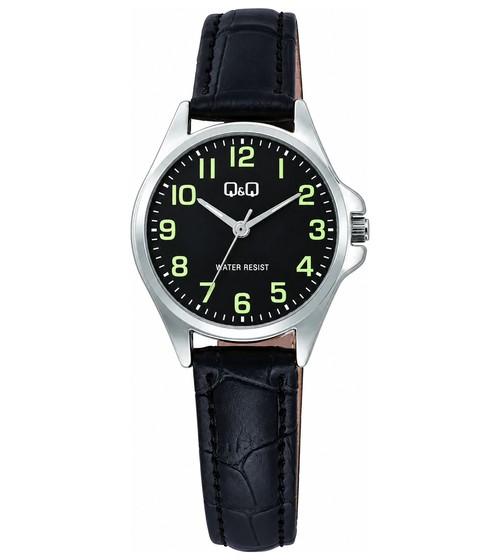 Reloj Q&Q De Pulso L-MPL025 · Black Dial · Lume Markers