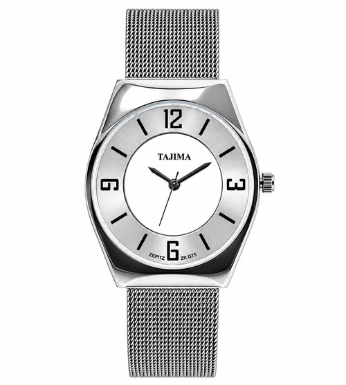 Reloj Tajima De Pulso ZS201/B · WHITE DIAL